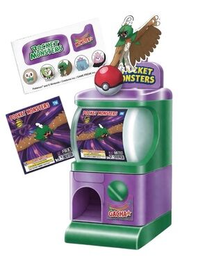 POKEMON SUN & MOON GACHAPOKE MACHINE MINI CAPSULE - PREOWNED